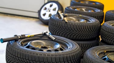 Tyre stacks